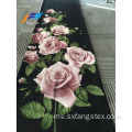 100% Kain Gaun Bunga Bercetak Bunga Polyester British Line